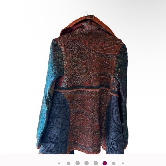 Aujourd' Hui. Multicolored Western Jacket. Large. - Picture 8 of 11